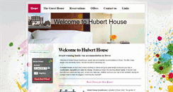 Desktop Screenshot of huberthouse.co.uk